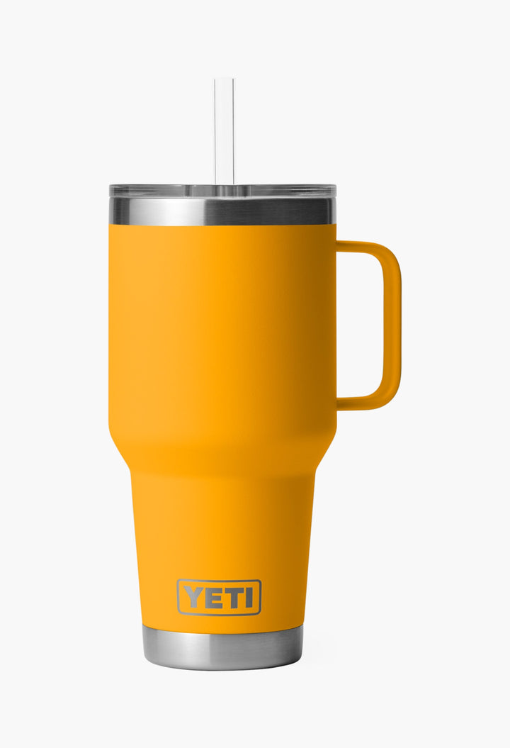 Straw Mug With Straw Lid - 35 Oz - GLAM MODA