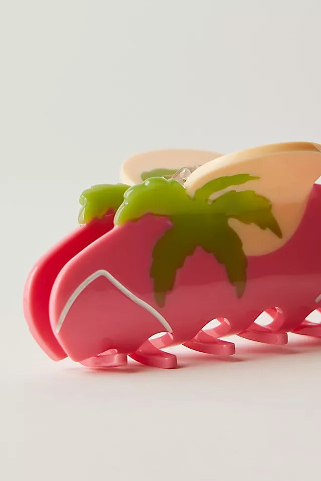 Summer Date - Day And Night Printed Claw Clip - GLAM MODA