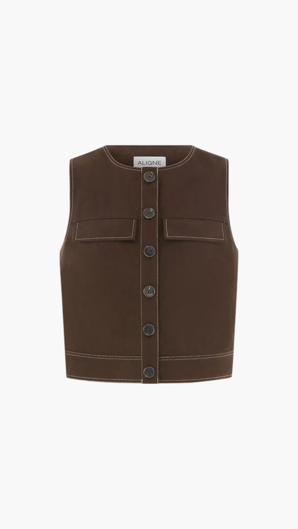 Summer Utility Linen Top