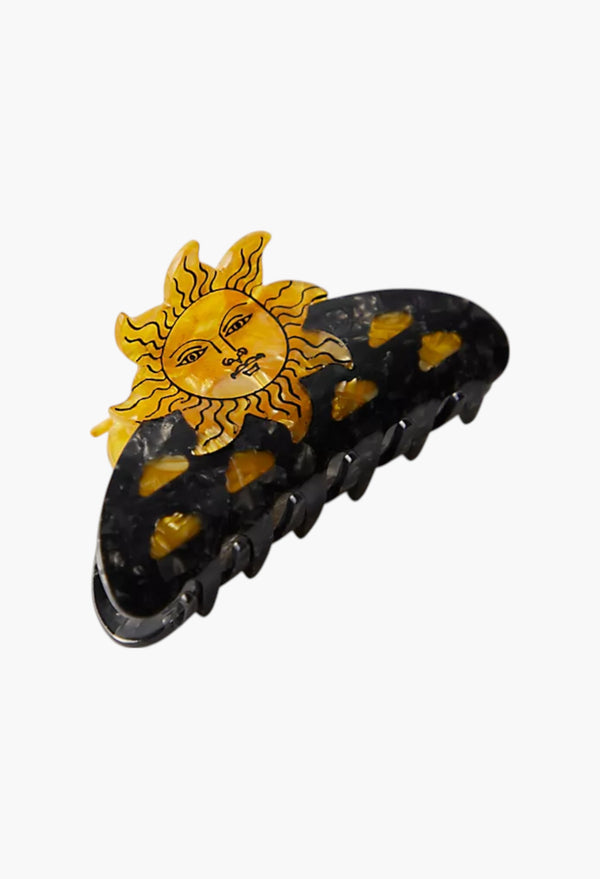 Sun - Day And Night Printed Claw Clip