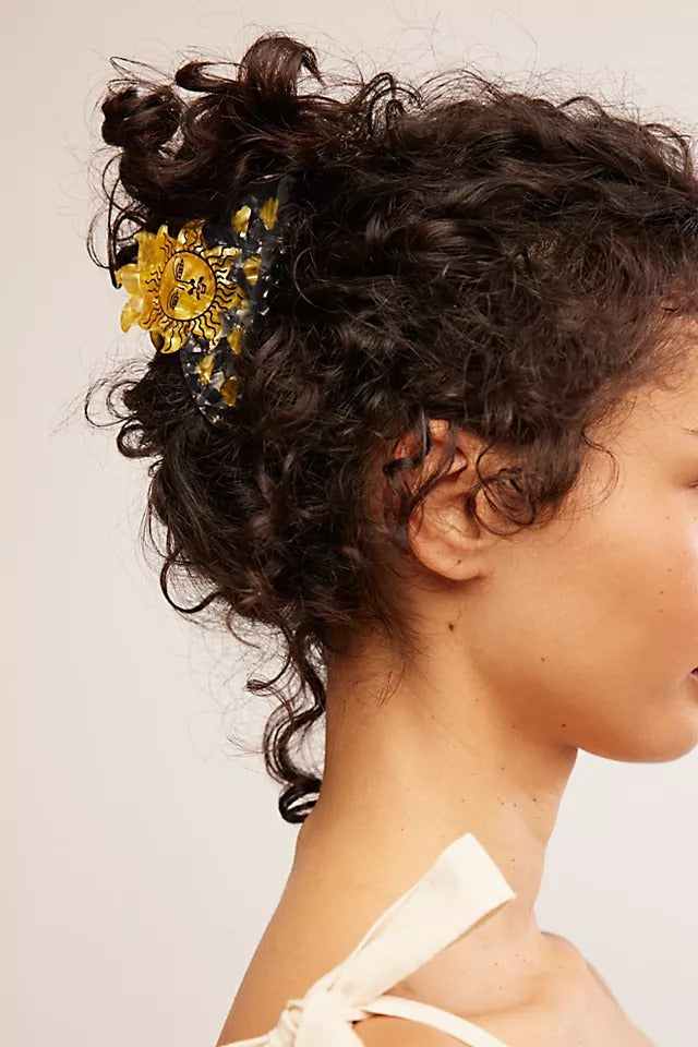 Sun - Day And Night Printed Claw Clip - GLAM MODA