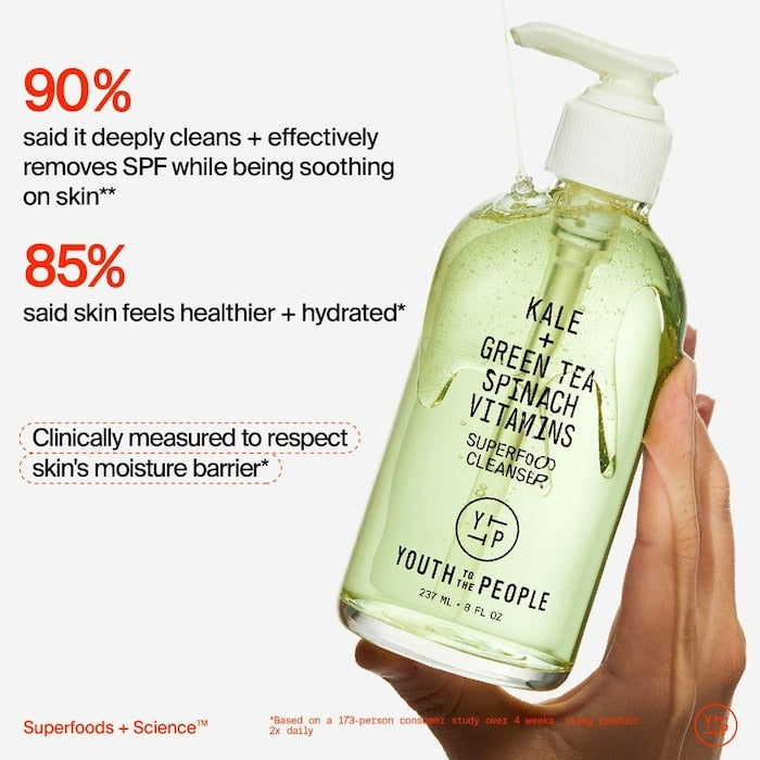 Superfood Gentle Antioxidant Refillable Cleanser - GLAM MODA