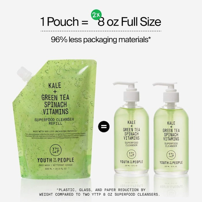 Superfood Gentle Antioxidant Refillable Cleanser - GLAM MODA