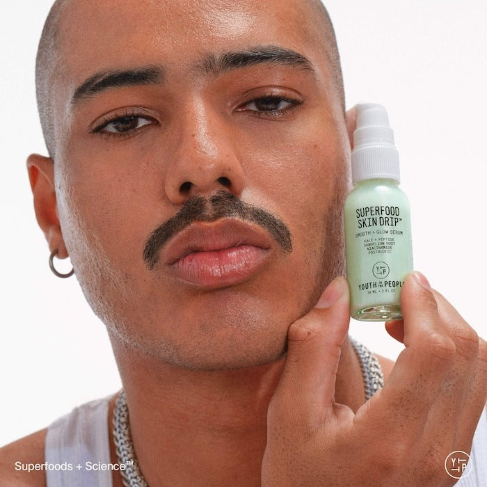 Superfood Skin Drip Smooth + Glow Barrier Serum with Peptides + Niacinamide - GLAM MODA