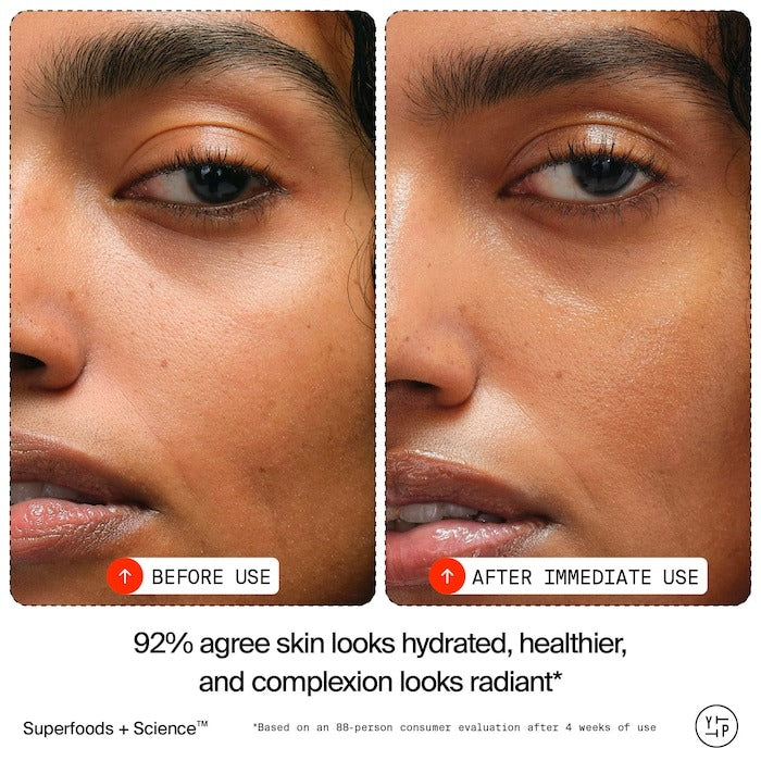 Superfood Skin Drip Smooth + Glow Barrier Serum with Peptides + Niacinamide - GLAM MODA