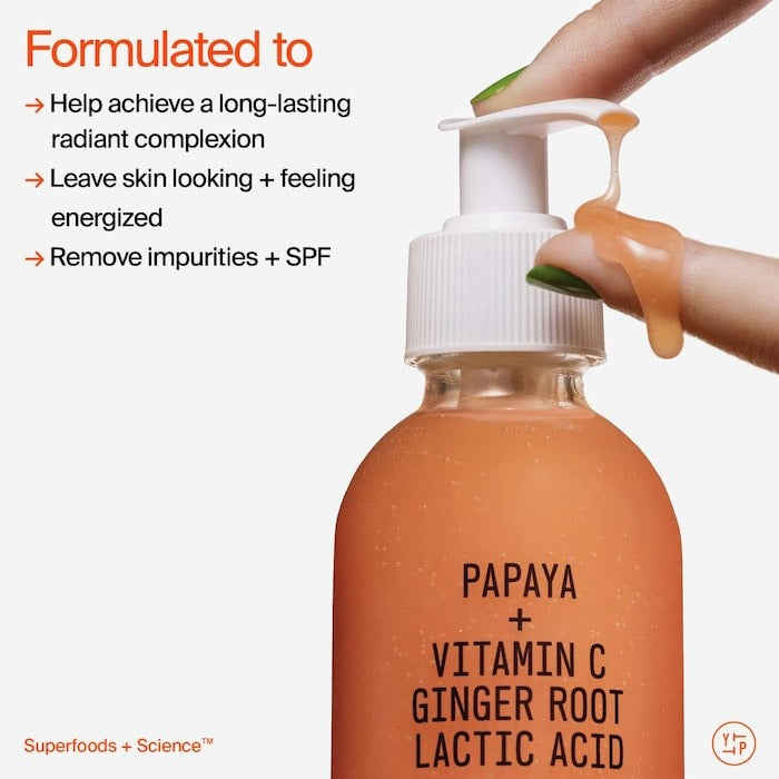 Superfruit Gentle Exfoliating Cleanser with Vitamin C + Papaya - GLAM MODA
