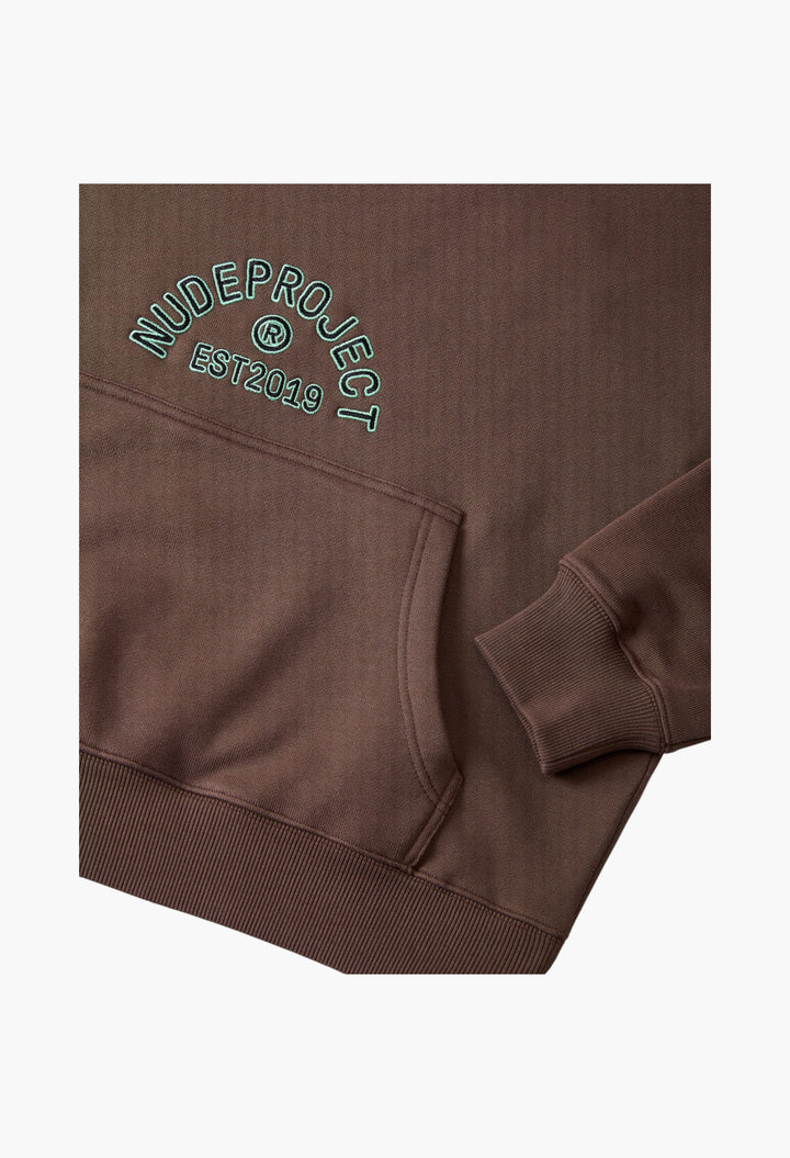 Swans Hoodie Brown - GLAM MODA