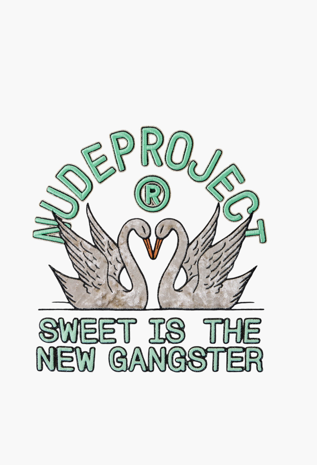 Swans Hoodie Brown - GLAM MODA