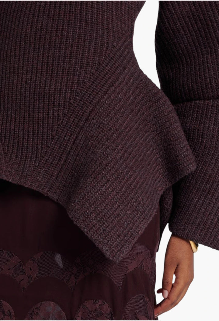 Valiant wool-blend half-zip sweater