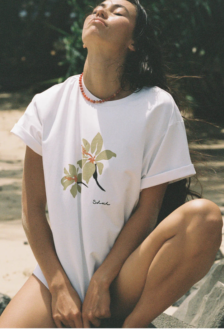 T-Shirt | Hibiscus - GLAM MODA