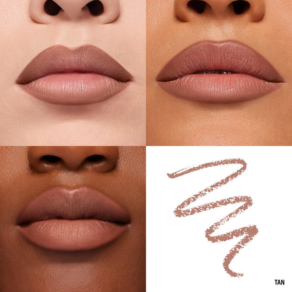 Tan (Beige Camel Nude)-Ultra Suede Sculpting Lip Pencil