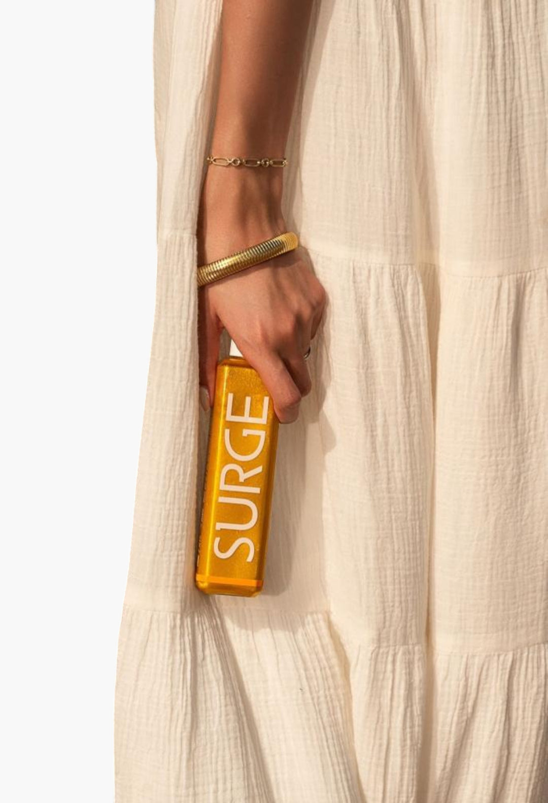 Tan Serge Glitter - Oil + 2 Bags + Bracelets - GLAM MODA