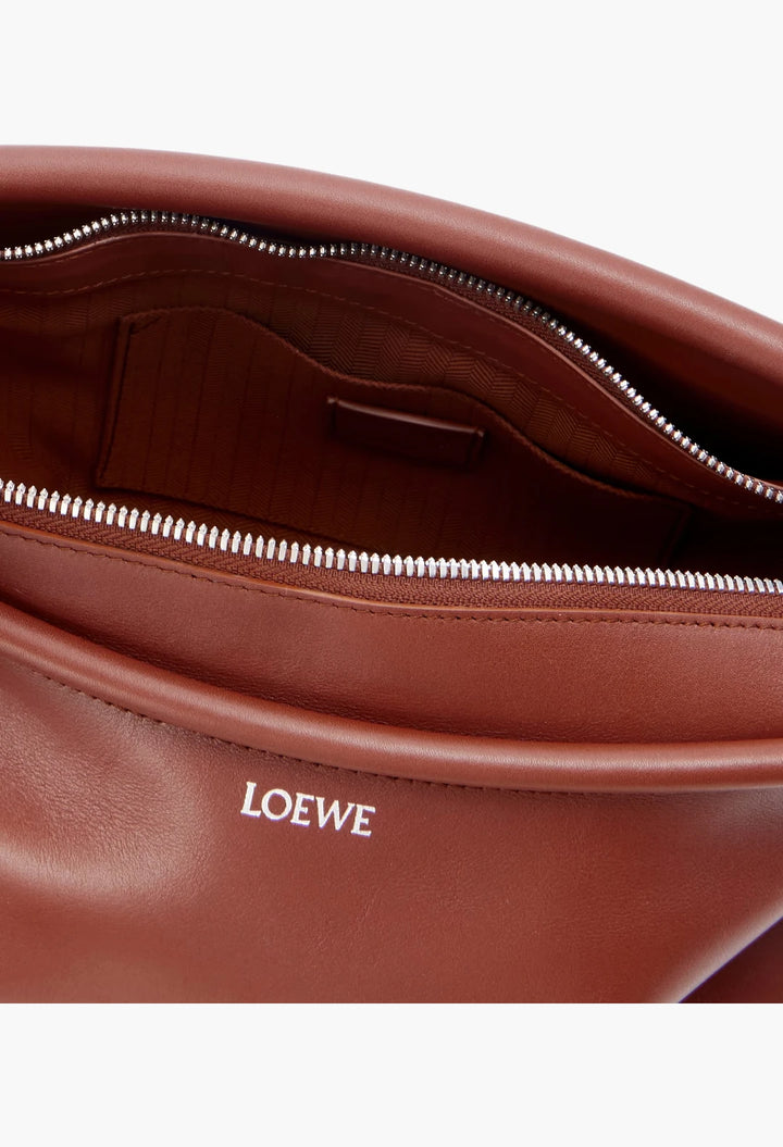 Whisker leather shoulder bag