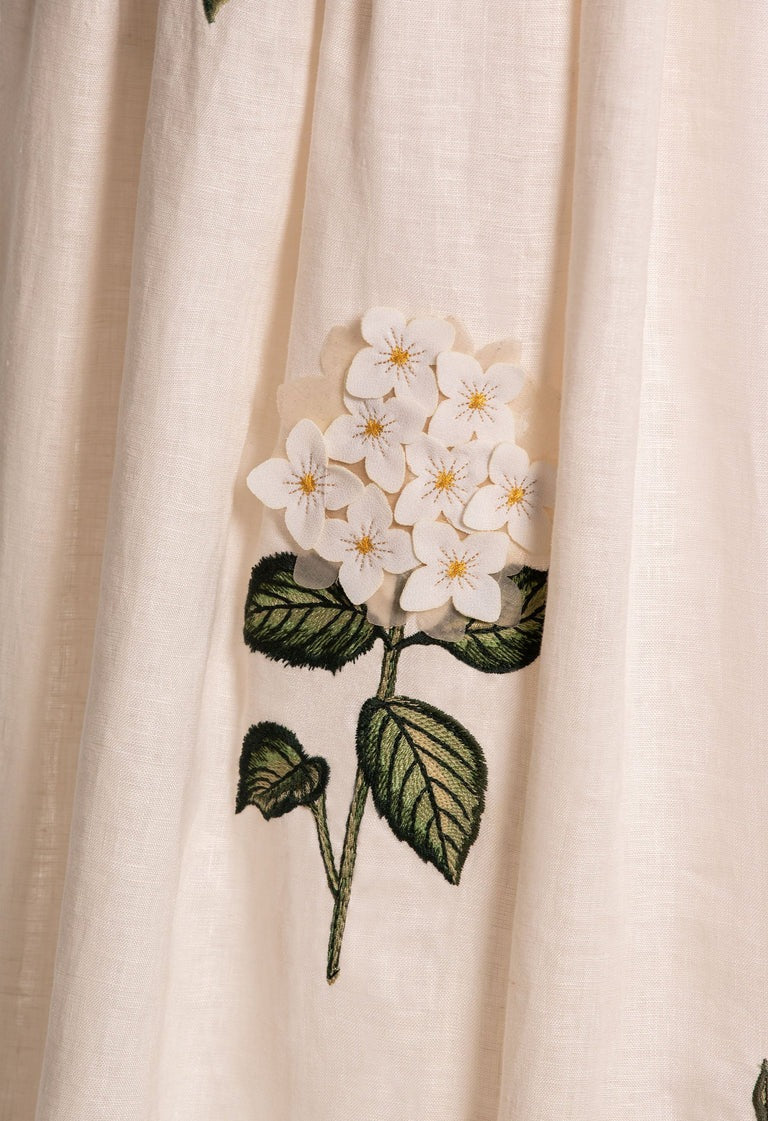 Tangelo Wild Maxi Skirt - Embroidered Appliqués - GLAM MODA