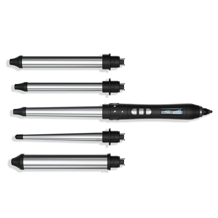 The Chameleon 5 Barrel Interchangeable Curling Kit - GLAM MODA