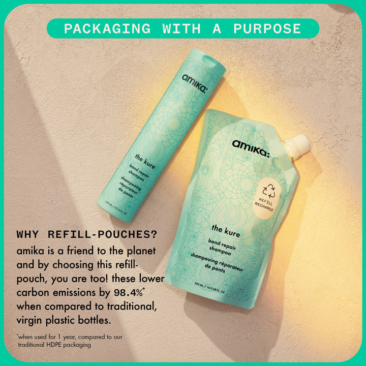 The Kure Bond Repair Shampoo Refillable Pouch 500ml - GLAM MODA