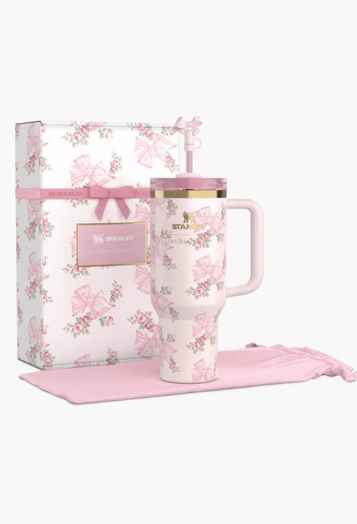 The Stanley X LoveShackFancy Holiday Quencher | 40 OZ - GLAM MODA
