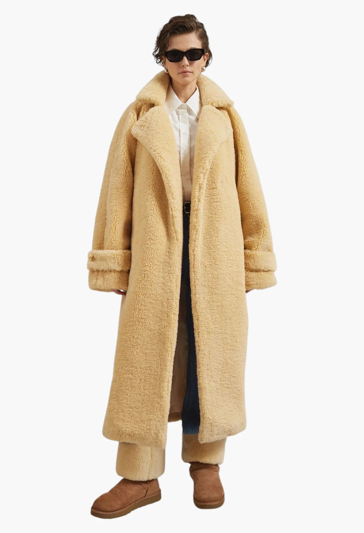 Gresham Faux Shearling Robe Coat