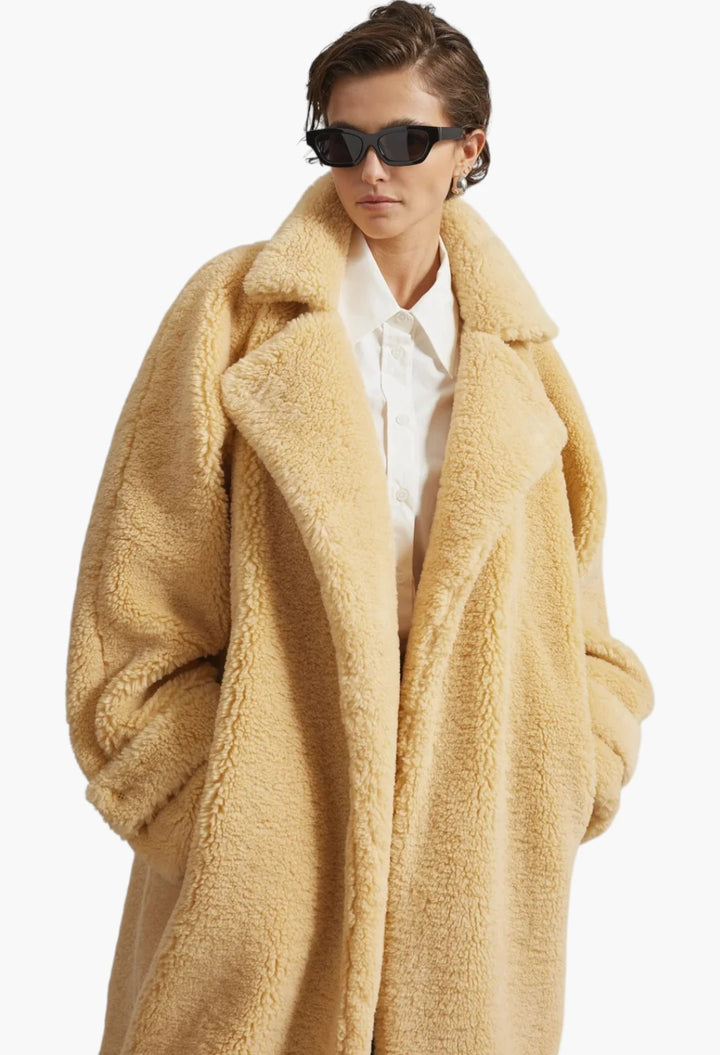 Gresham Faux Shearling Robe Coat