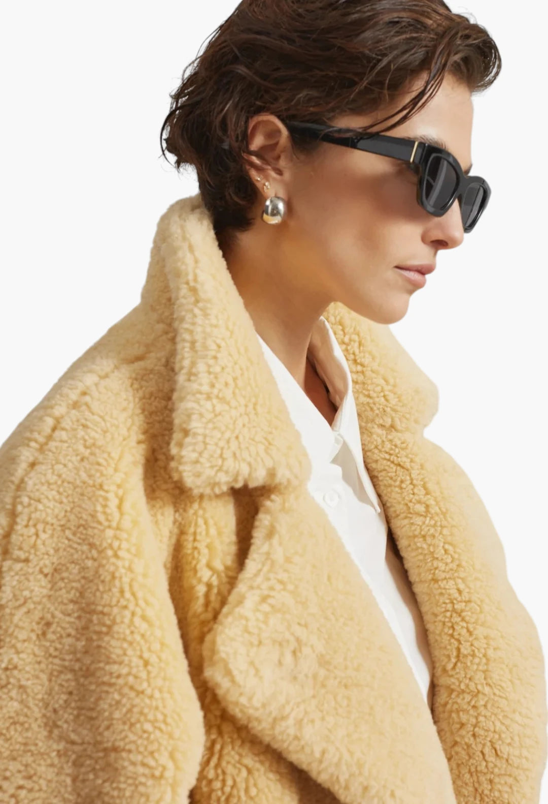 Gresham Faux Shearling Robe Coat