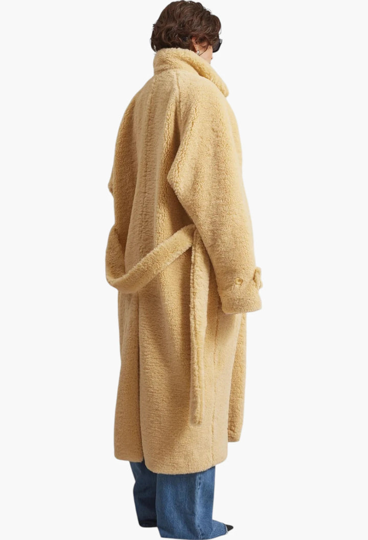 Gresham Faux Shearling Robe Coat