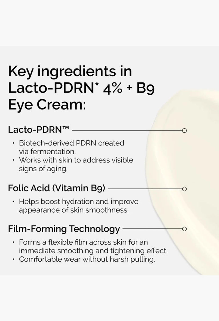 Lacto-PDRN* 4% + B9 Eye Cream