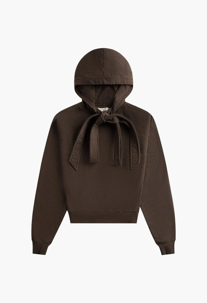 Tied Bow Hoodie - GLAM MODA