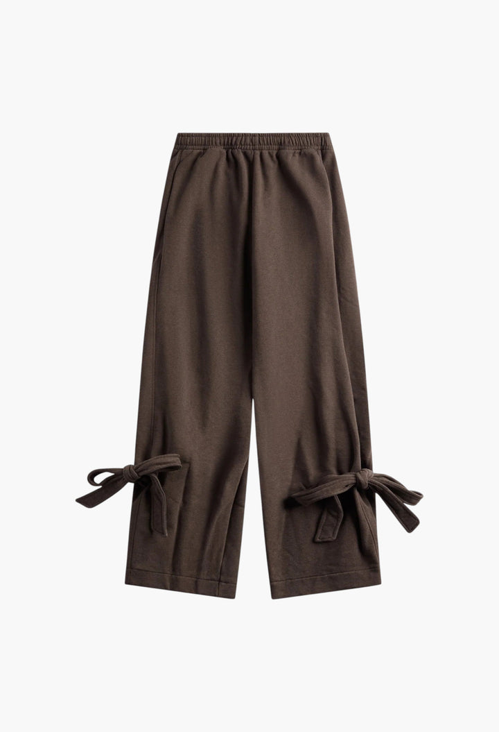 Tied Bow Joggers - GLAM MODA