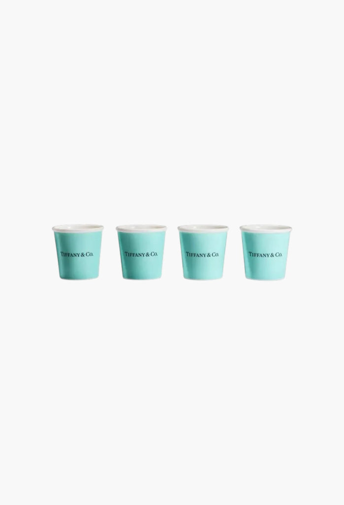 Tiffany Espresso Cups in Bone China, Set of Four – GLAM MODA