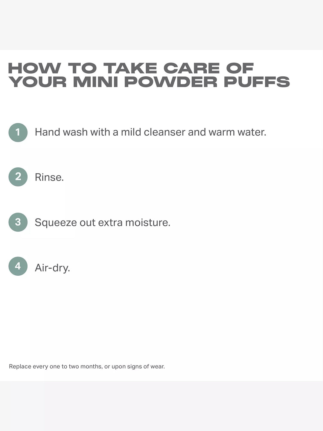 To The Point Mini Powder Puff Trio - GLAM MODA