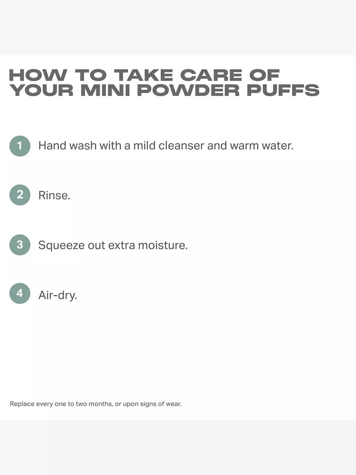 To The Point Mini Powder Puff Trio - GLAM MODA