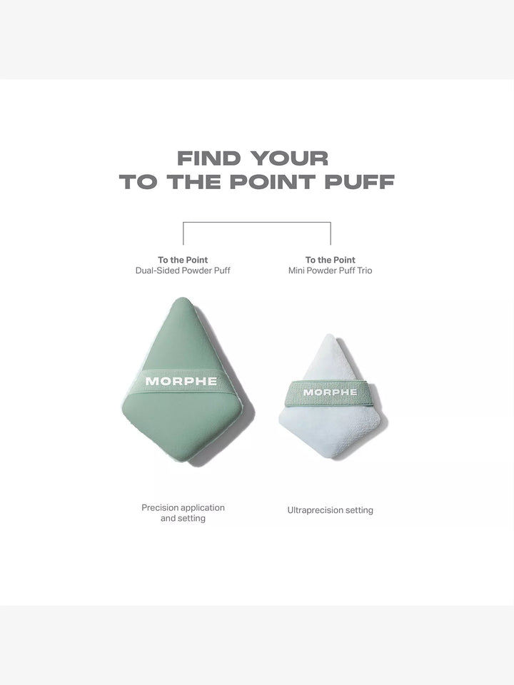 To The Point Mini Powder Puff Trio - GLAM MODA