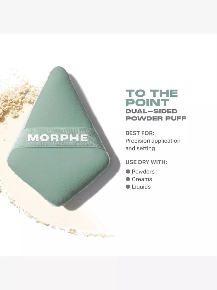 To the Point Dual-Sided Powder Puff - GLAM MODA