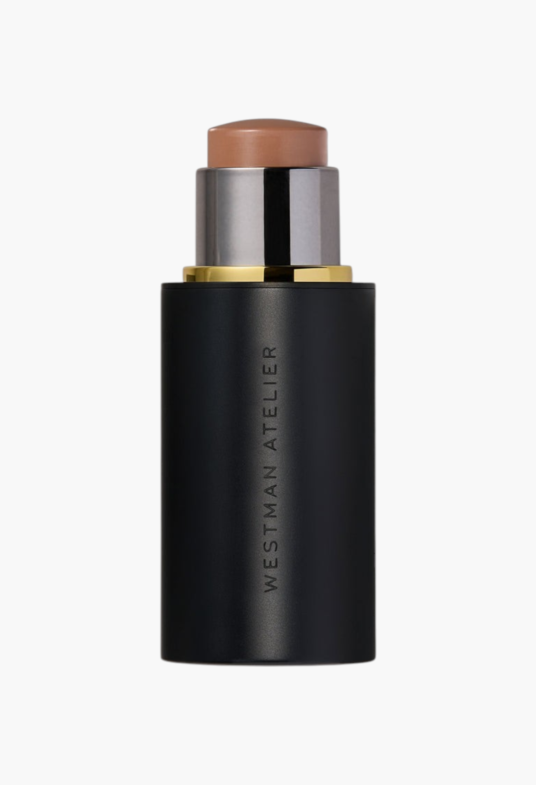 GLAM MODA Face Trace Contour Stick in a sleek black twist-up tube with a creamy brown contour shade