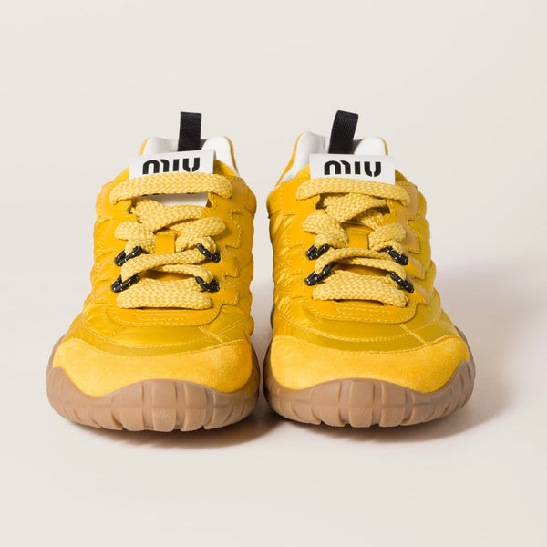 Topaz - Tyre technical fabric and suede sneakers