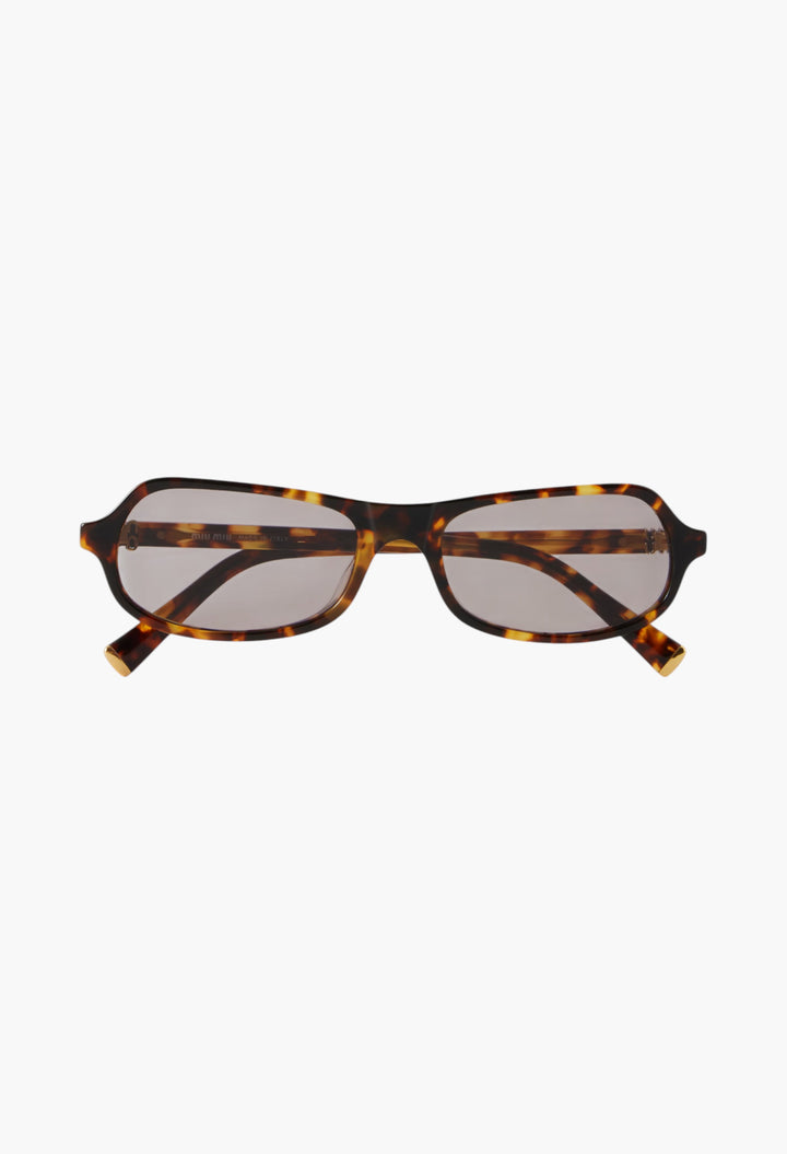 Round-Frame Acetate Sunglasses - GLAM MODA