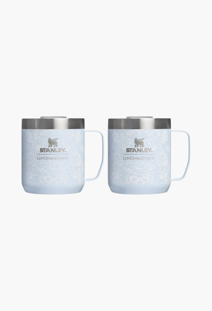 Stanley 1913 x LoveShackFancy Holiday Everyday Camp Mug Set | 12 OZ - GLAM MODA