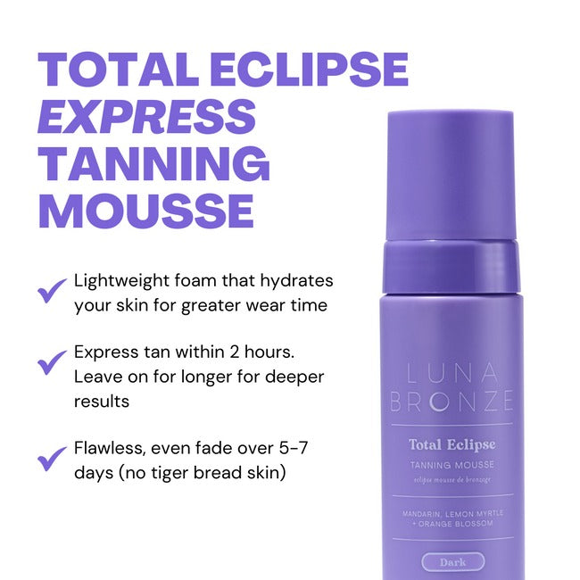 Total Eclipse Express Dark Tanning Mousse - GLAM MODA