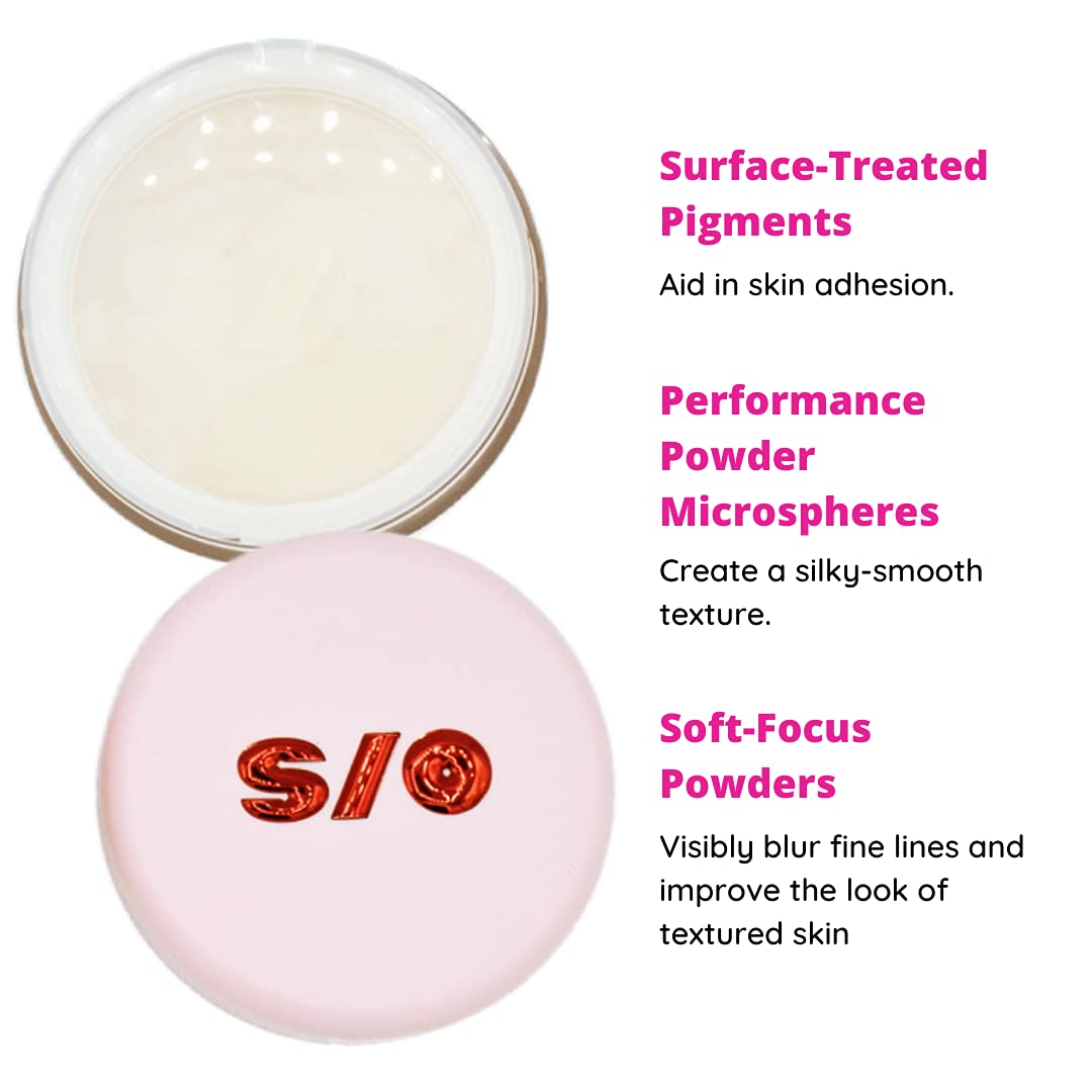 One Size By Patrick Starrr Ultimate Blurring Setting Powder Travel Size Mini - Universal Translucent For Fair To Medium Dark Skin - Superfine Face Loose Powder Makeup, Matte Finish