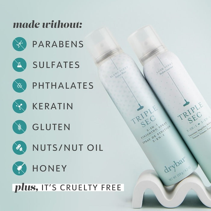 Triple Sec 3-In-1 Finishing Spray Blanc Scent - GLAM MODA