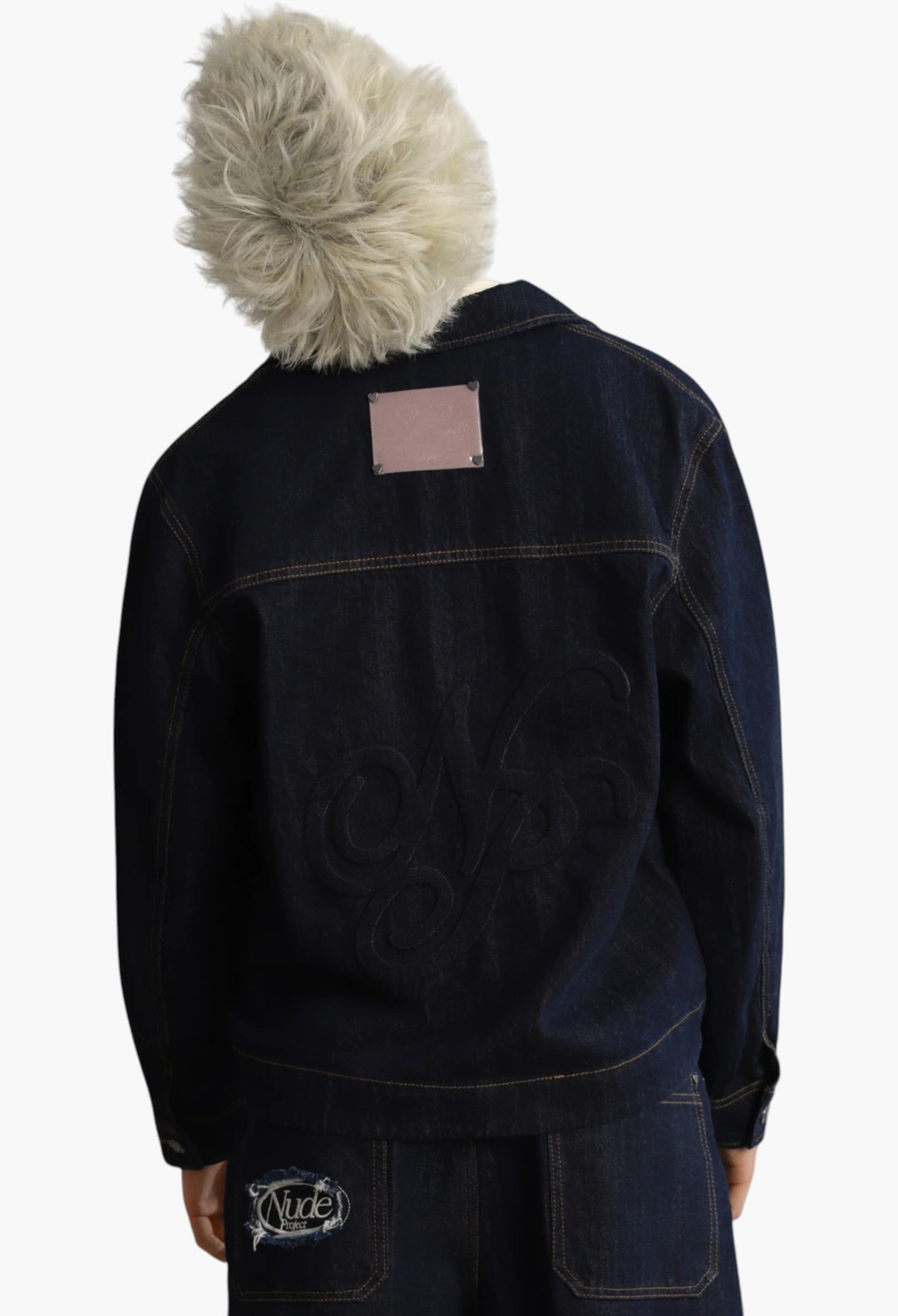 Trucker Denim Jacket Washed Dark - GLAM MODA