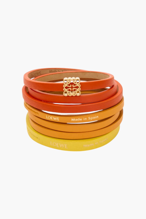 Twist Double Bracelet in Calfskin