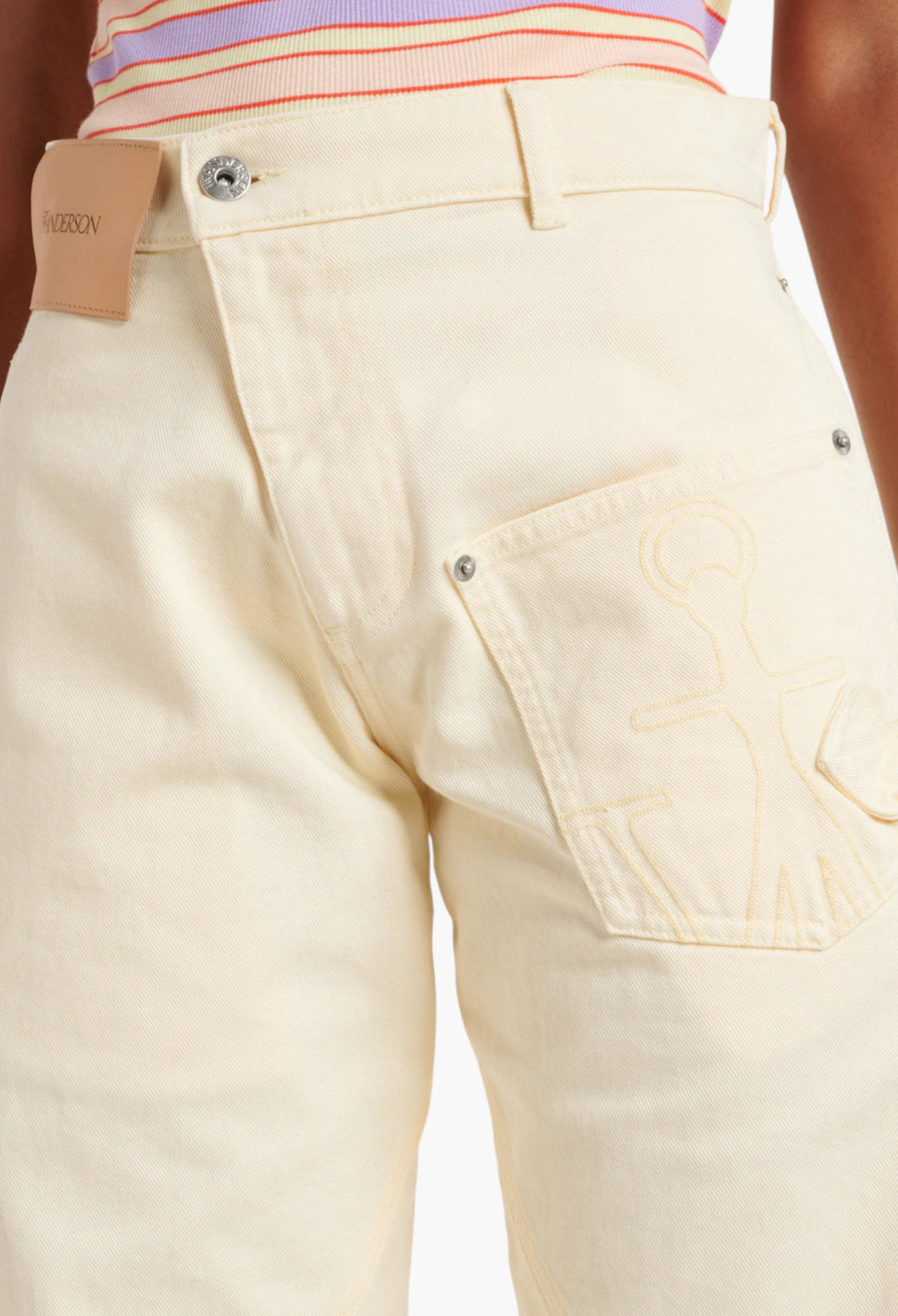 Twisted High-Rise Wide-Leg Jeans - GLAM MODA