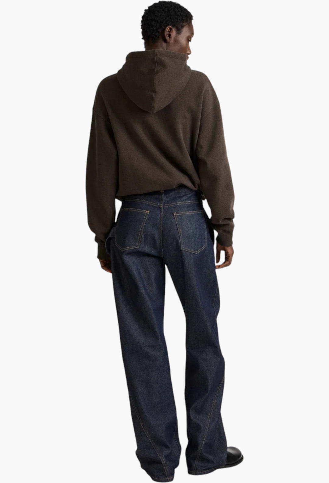 Twisted Workwear Denim Jeans In Indigo - GLAM MODA