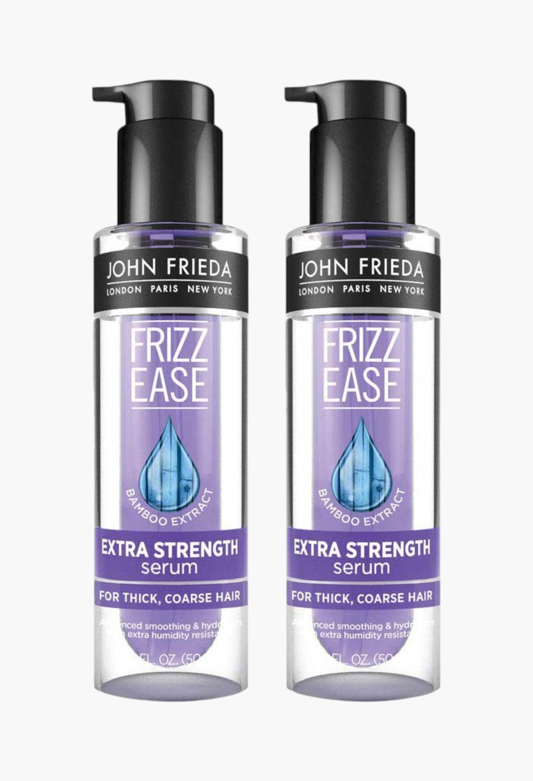 John Frieda Frizz-Ease Extra Strength Hair Serum, 1.69 Fl Oz (Pack of 2) - GLAM MODA