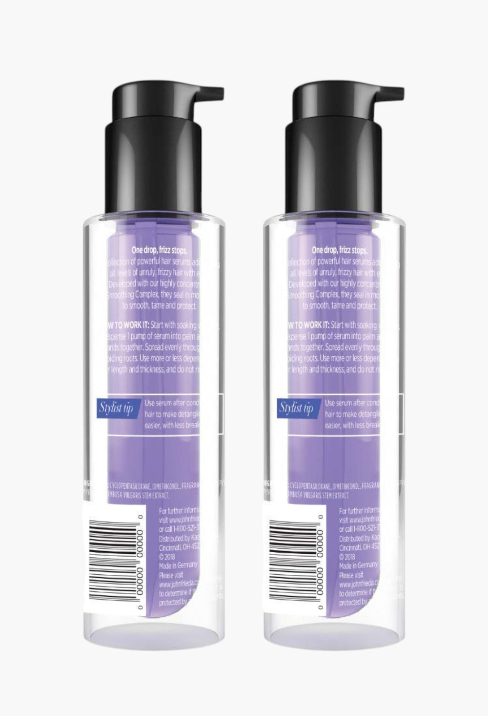 John Frieda Frizz-Ease Extra Strength Hair Serum, 1.69 Fl Oz (Pack of 2) - GLAM MODA
