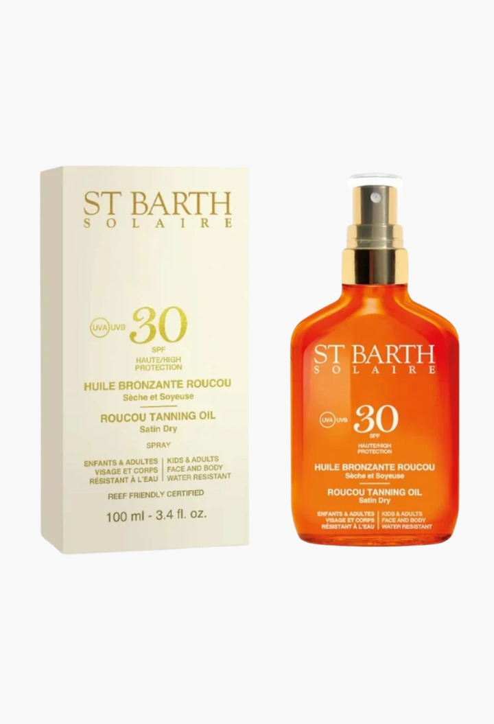 St Barth Roucou Tanning Oil SPF30