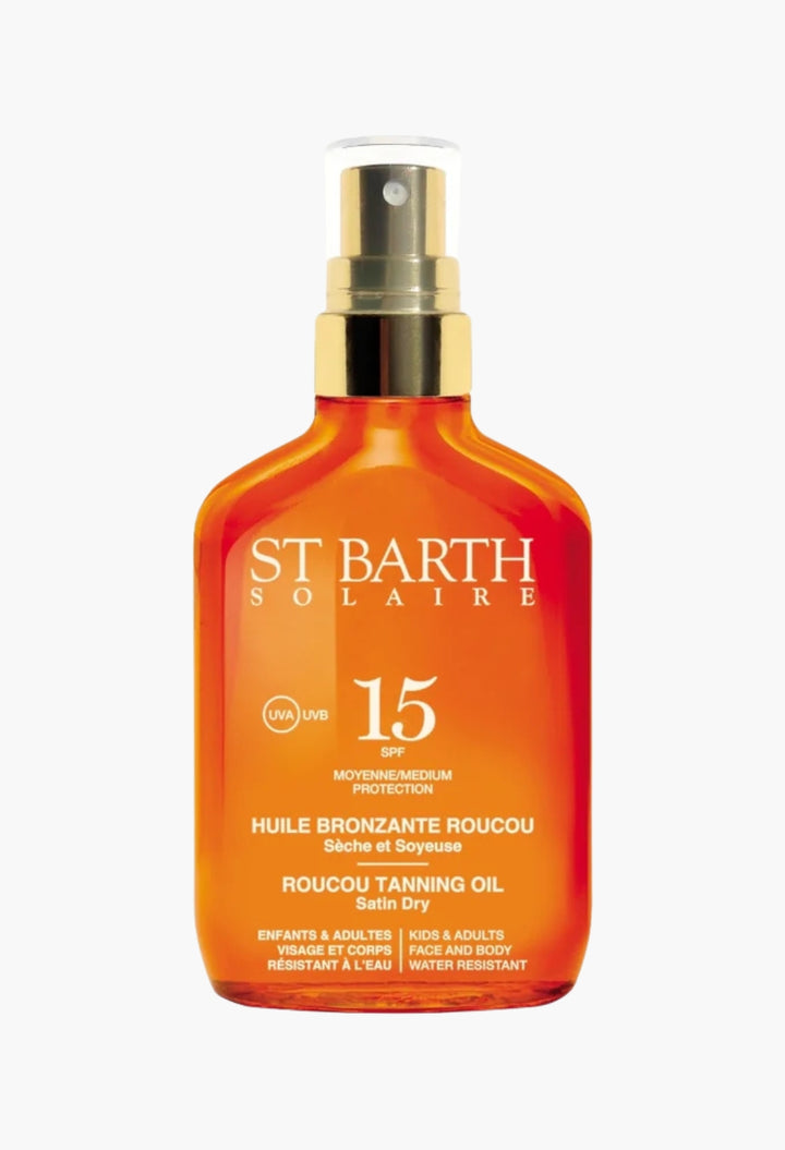 St Barth Roucou Tanning Oil SPF15