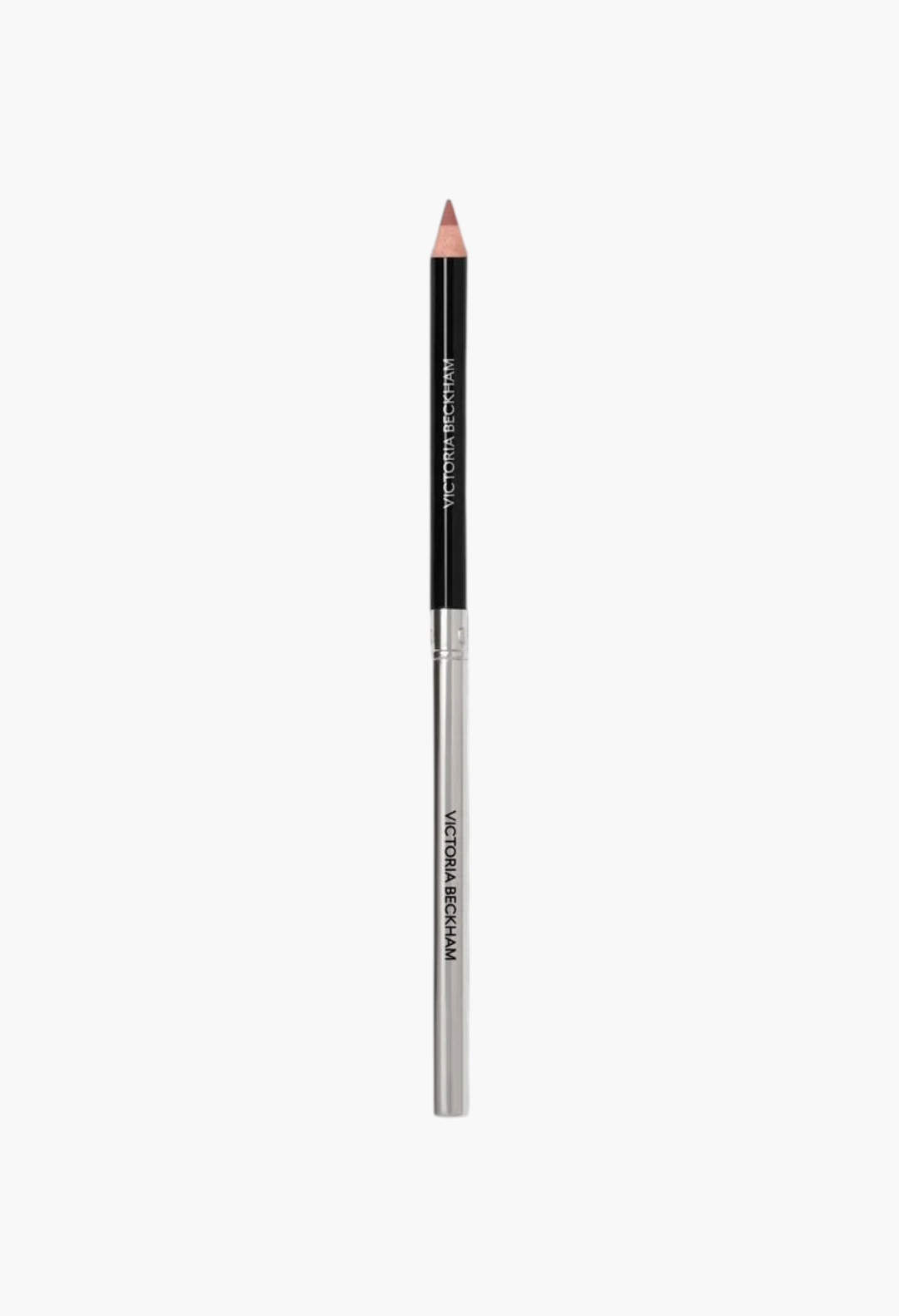 GLAM MODA Victoria Beckham Beauty Lip Definer pencil in a neutral shade with a sleek black and silver design