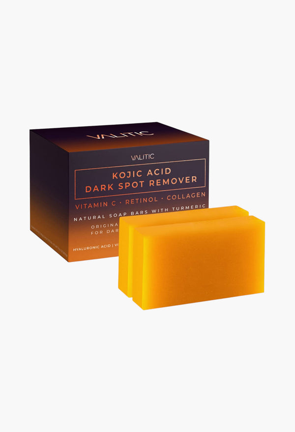 Valitic Kojic Acid Dark Spot Remover Soap Bars (2 Pack)